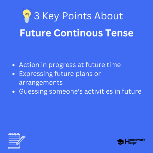 Future Continous Tense