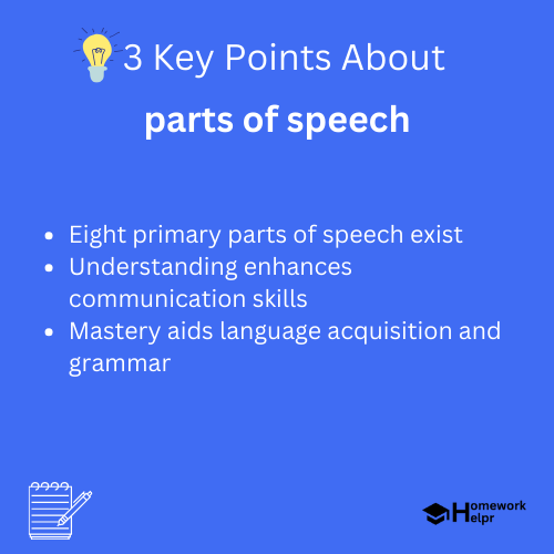 parts of speech