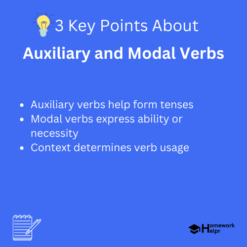 Auxiliary and Modal Verbs