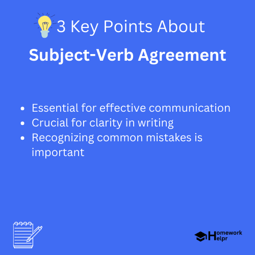 Subject-Verb Agreement