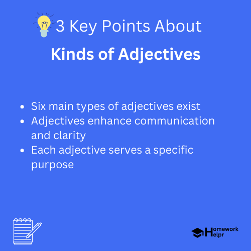 Kinds of Adjectives