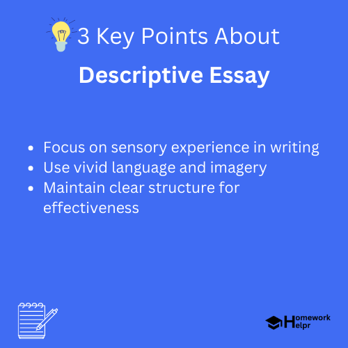 Descriptive Essay