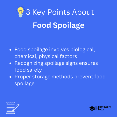 Food Spoilage