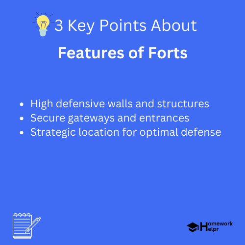 Features of Forts