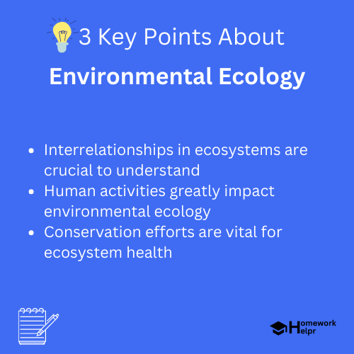 Environmental Ecology