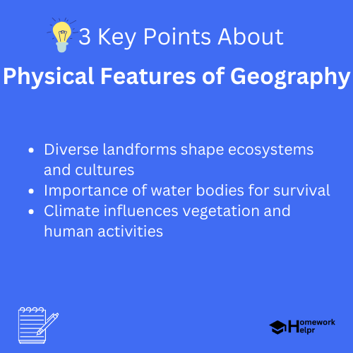 Physical Features of Geography