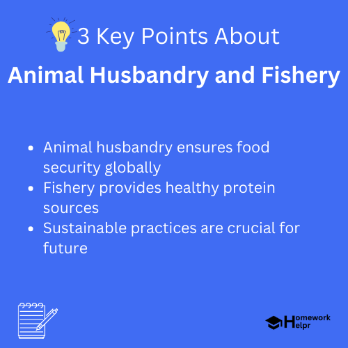 Animal Husbandry and Fishery