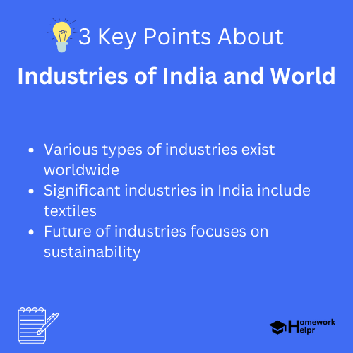 Industries of India and World