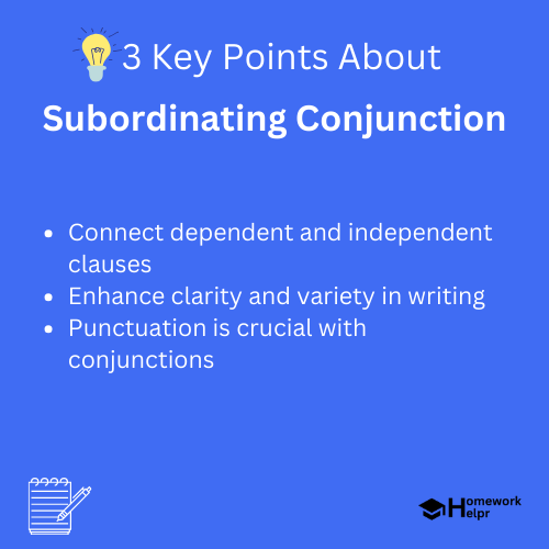 Subordinating Conjunction