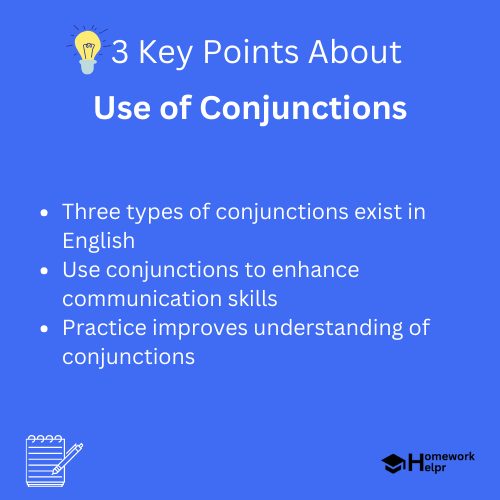 Use of Conjunctions