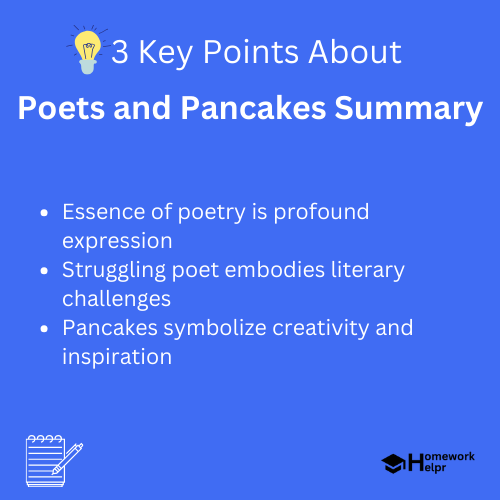 Poets and Pancakes Summary