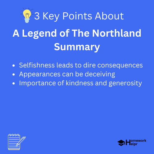 A Legend of The Northland Summary