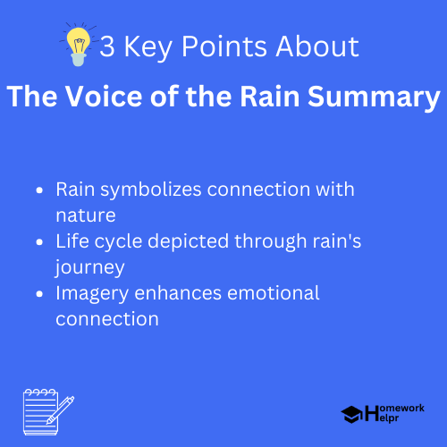 The Voice of the Rain Summary