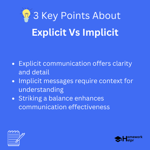 Explicit Vs Implicit