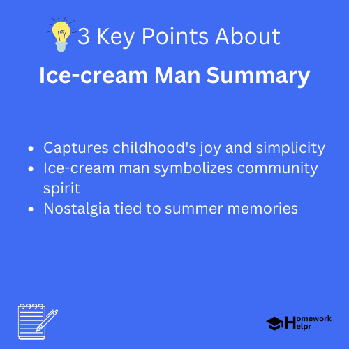 Ice-cream Man Summary