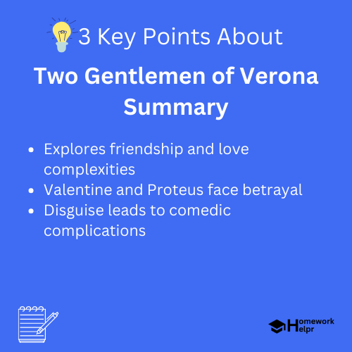 Two Gentlemen of Verona Summary