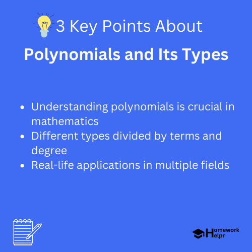 Polynomials and Its Types