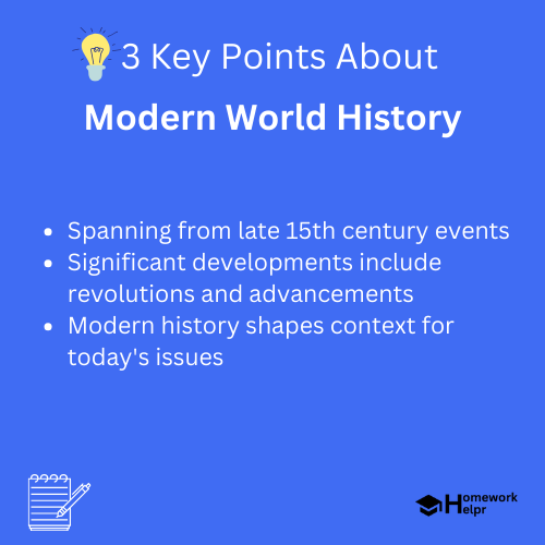 Modern World History