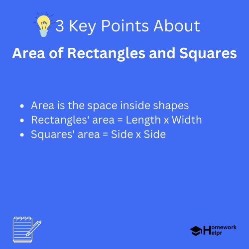 Area of Rectangles and Squares