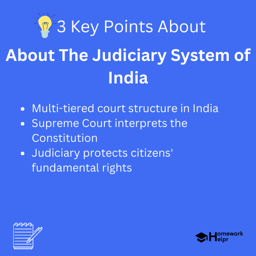 About The Judiciary System of India