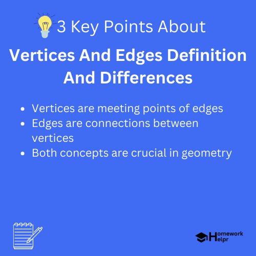 Vertices And Edges Definition And Differences