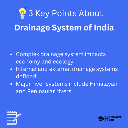 Drainage System of India