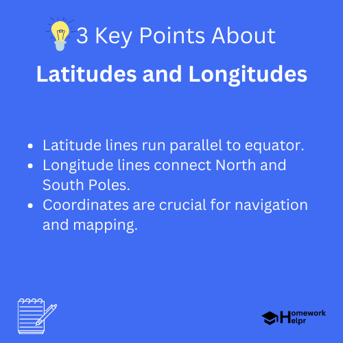 Latitudes and Longitudes