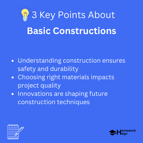 Basic Constructions