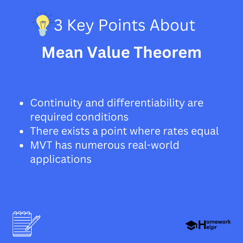 Mean Value Theorem