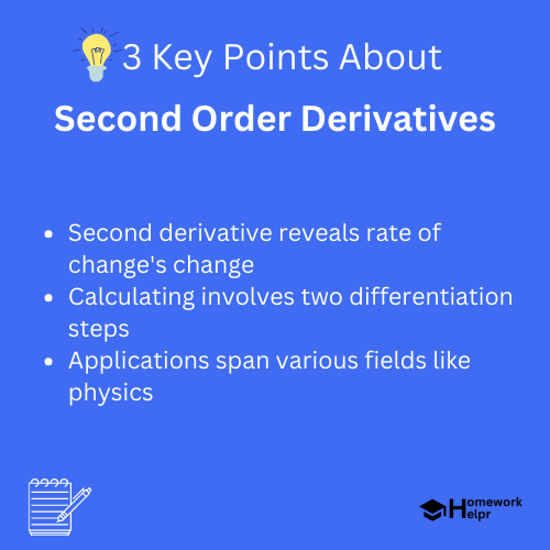 Second Order Derivatives