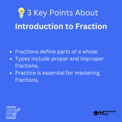 Introduction to Fraction