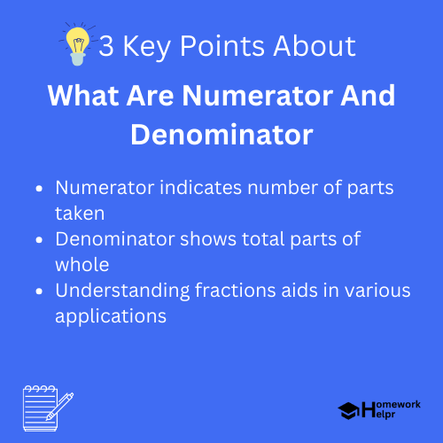 What Are Numerator And Denominator