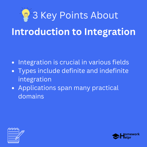 Introduction to Integration