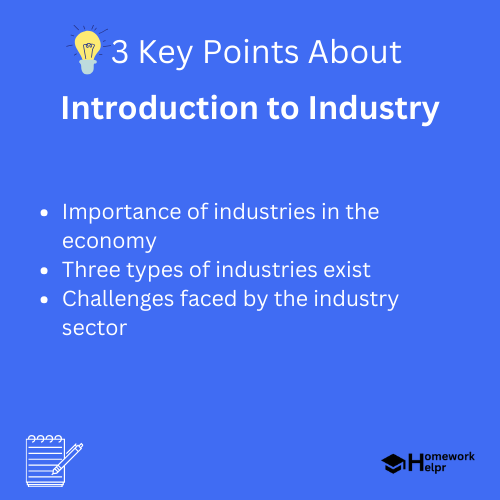 Introduction to Industry