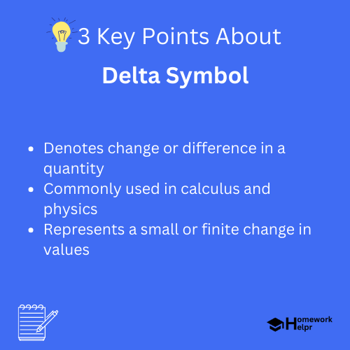 Delta Symbol