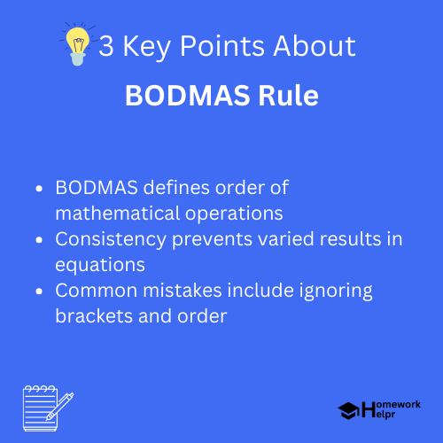 BODMAS Rule