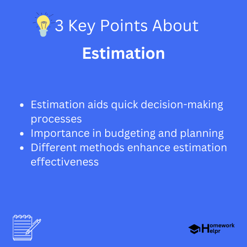 Estimation