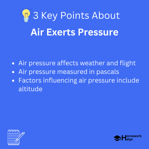 Air Exerts Pressure