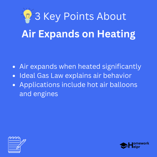 Air Expands on Heating