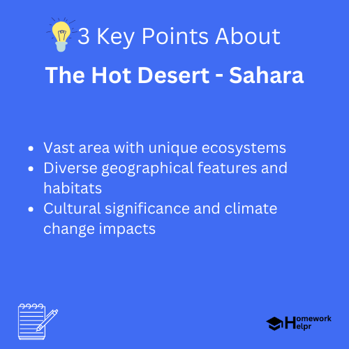 The Hot Desert – Sahara