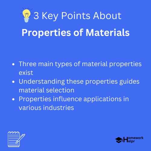 Properties of Materials