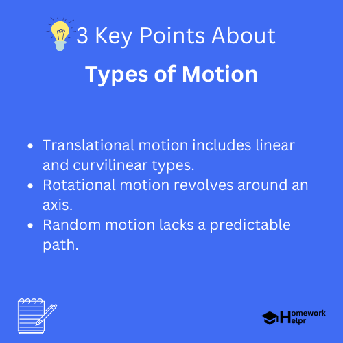 Types of Motion