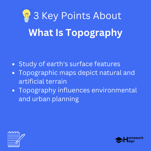 What Is Topography