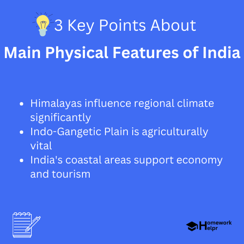 Main Physical Features of India