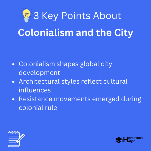 Colonialism and the City