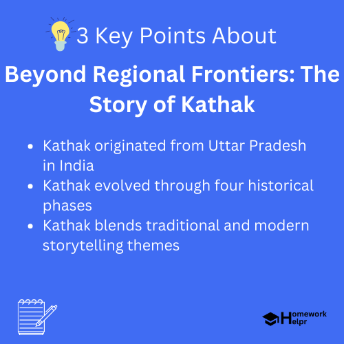 Beyond Regional Frontiers: The Story of Kathak