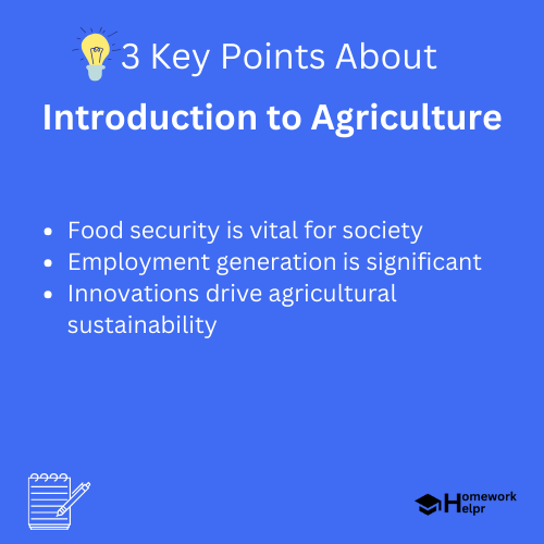 Introduction to Agriculture