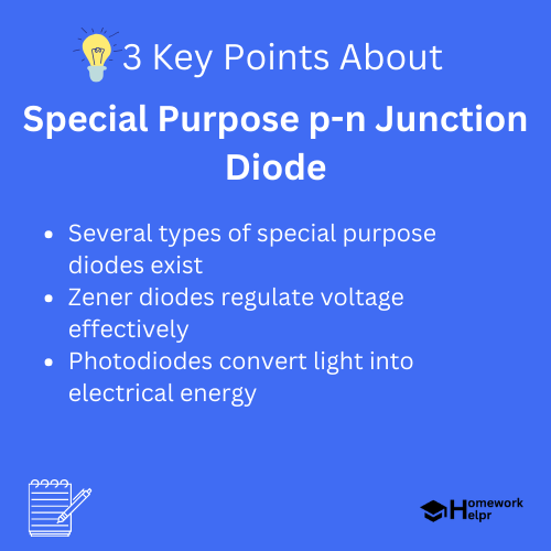 Special Purpose p-n Junction Diode