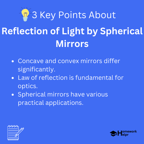 Reflection of Light by Spherical Mirrors