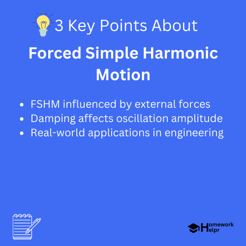 Forced Simple Harmonic Motion